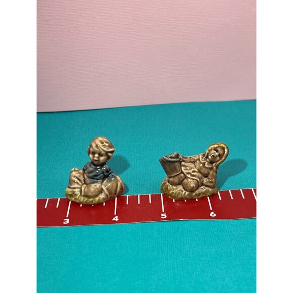 Wade England Jack & Jill Miniature Porcelain Ceramic Figurine Nursery Rhyme - Picture 8 of 8